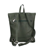Geanta de mana piele naturala Dama bottle-Verde