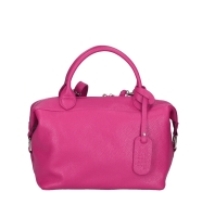 Geanta de mana piele naturala Dama Fucsia
