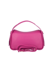 Geanta de mana piele naturala Dama Fucsia