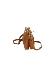Geanta de umar piele naturala Dama antique-Roz