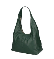 Geanta de umar piele naturala Dama bottle-Verde