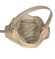 Geanta de umar piele naturala Dama military-Verde