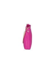 Geanta plic eleganta piele naturala Small cu lant Dama Fucsia