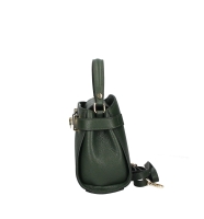 Genti mici piele naturala Dama bottle-Verde