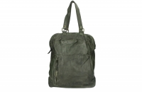 Ghiozdan Vintage Leather Shopper/ Dama Verde