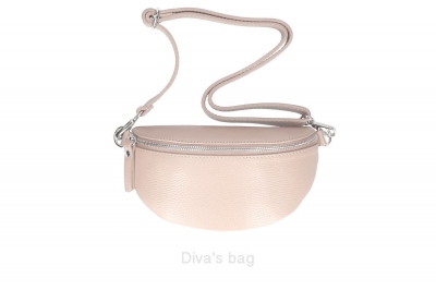 Borseta piele naturala Dama Roz