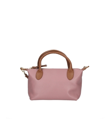 Genti mici piele naturala Dama antique-Roz