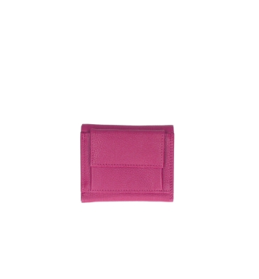 Portofel piele naturala Soft Fucsia