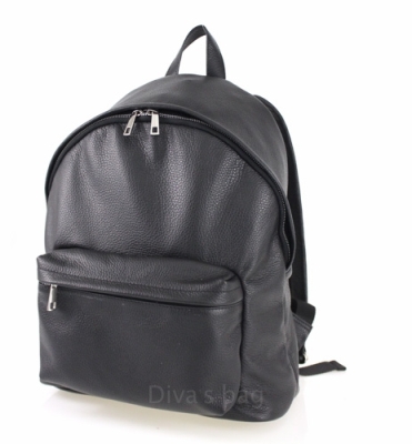 Rucsac maxi piele naturala Dama Negru