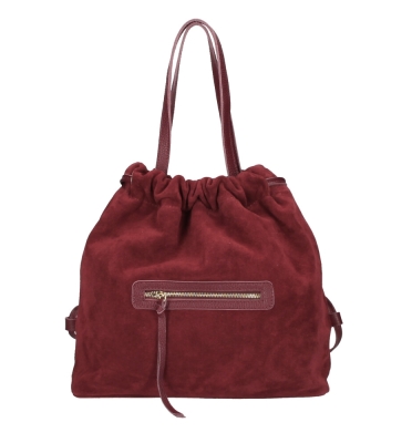 Rucsac piele naturala Dama Bordeaux