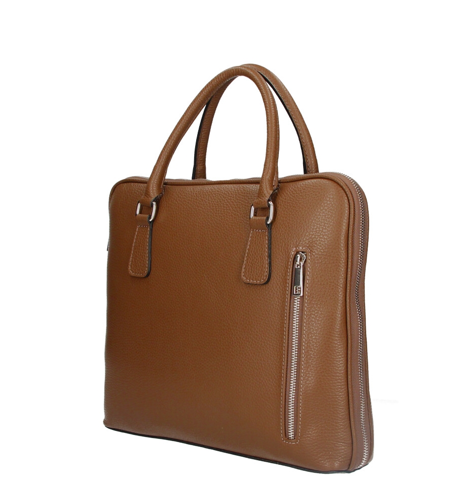 piele unisex Laptop bag Dama Coniac