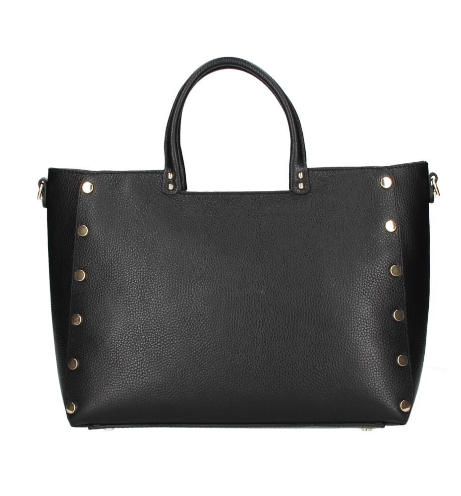 piele Handbags with studs Dama Negru