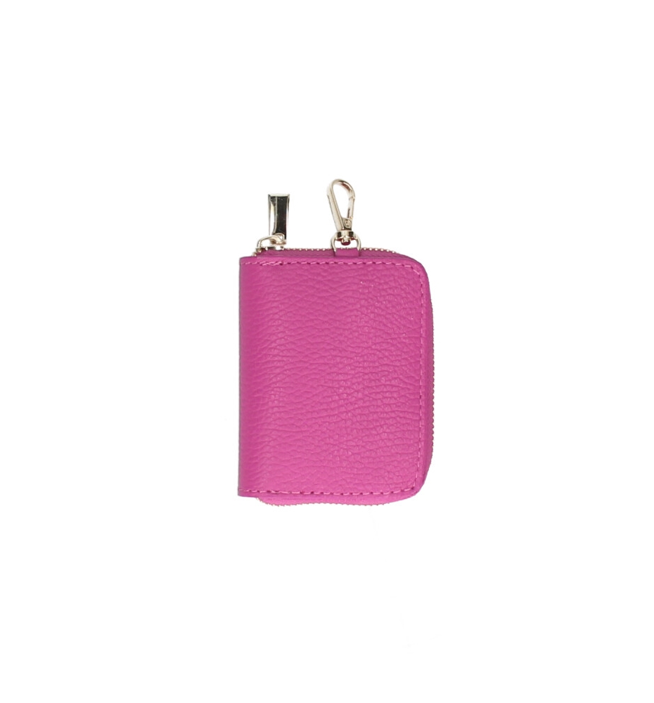 Portofel piele naturala Small Fucsia