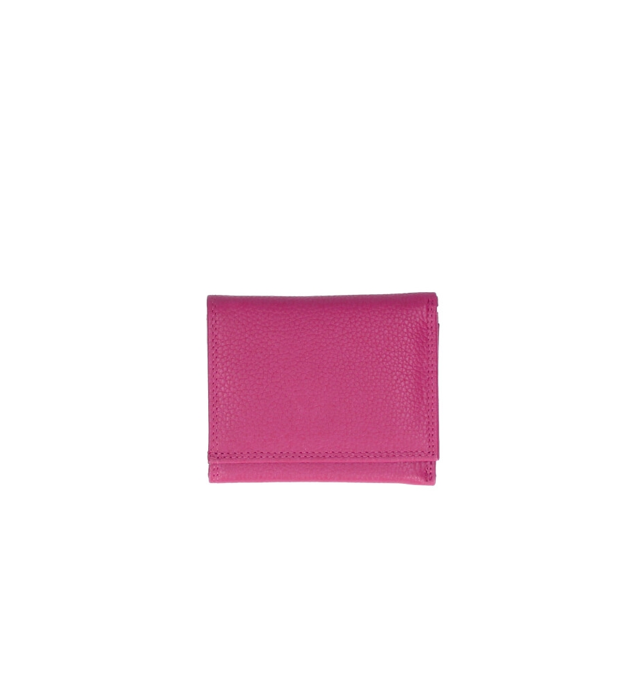 Portofel piele naturala Soft Fucsia
