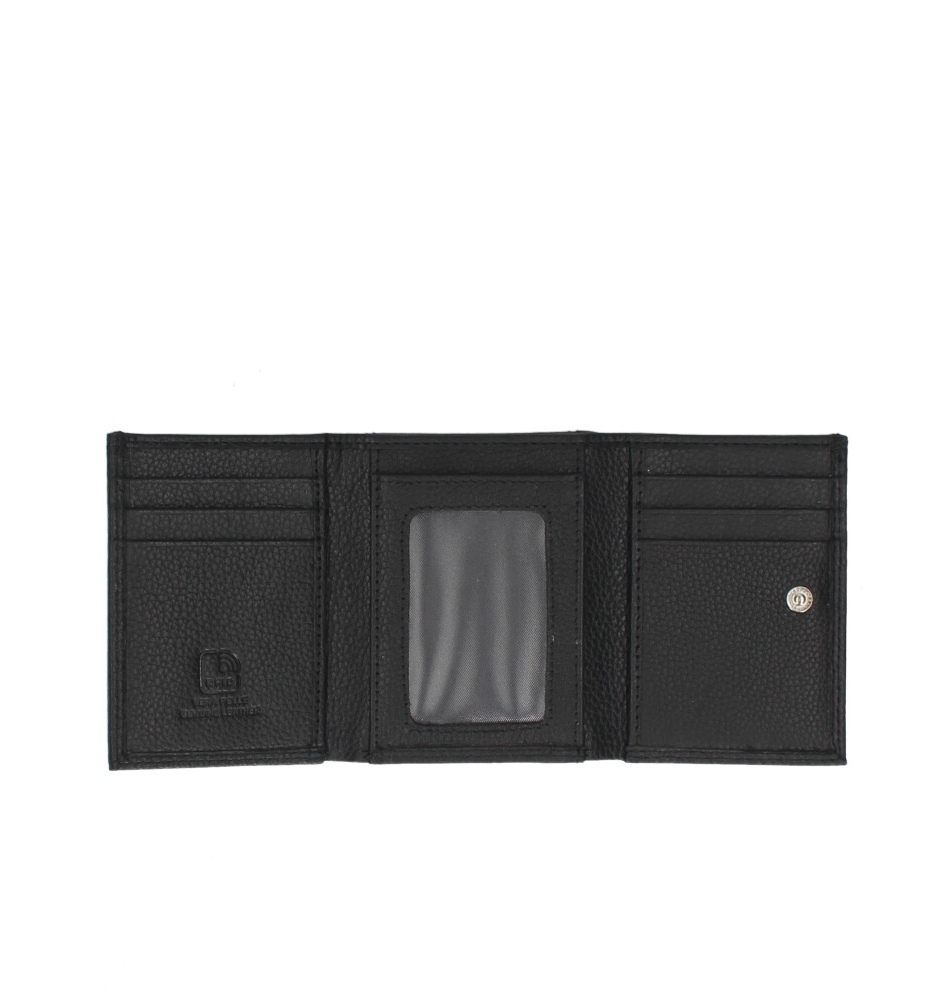 Portofel piele naturala Soft Negru