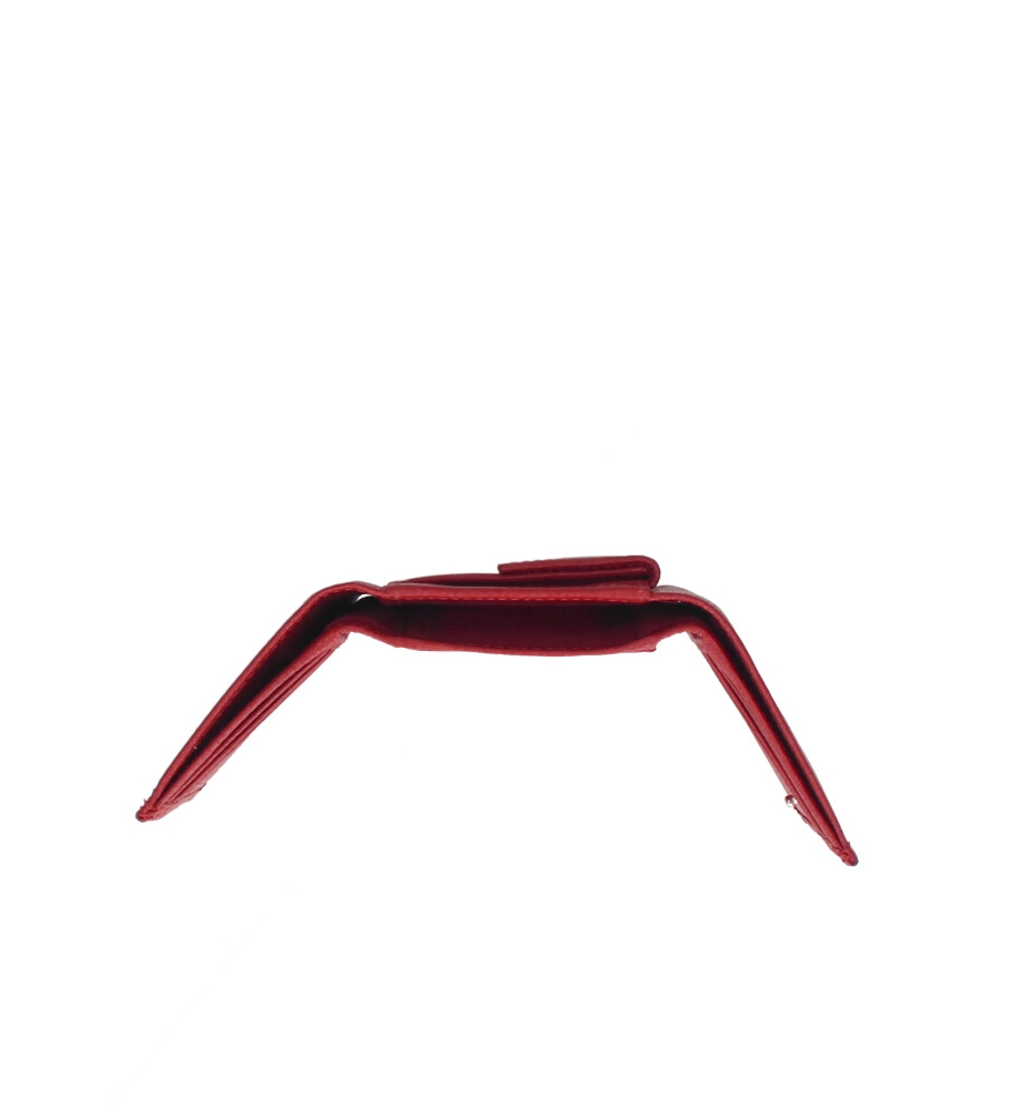 Portofel piele naturala Soft Rosu